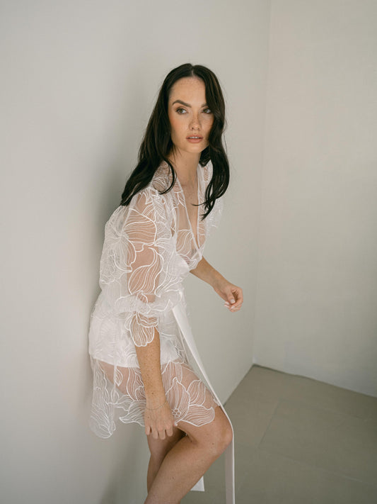 Wildflower Short Robe