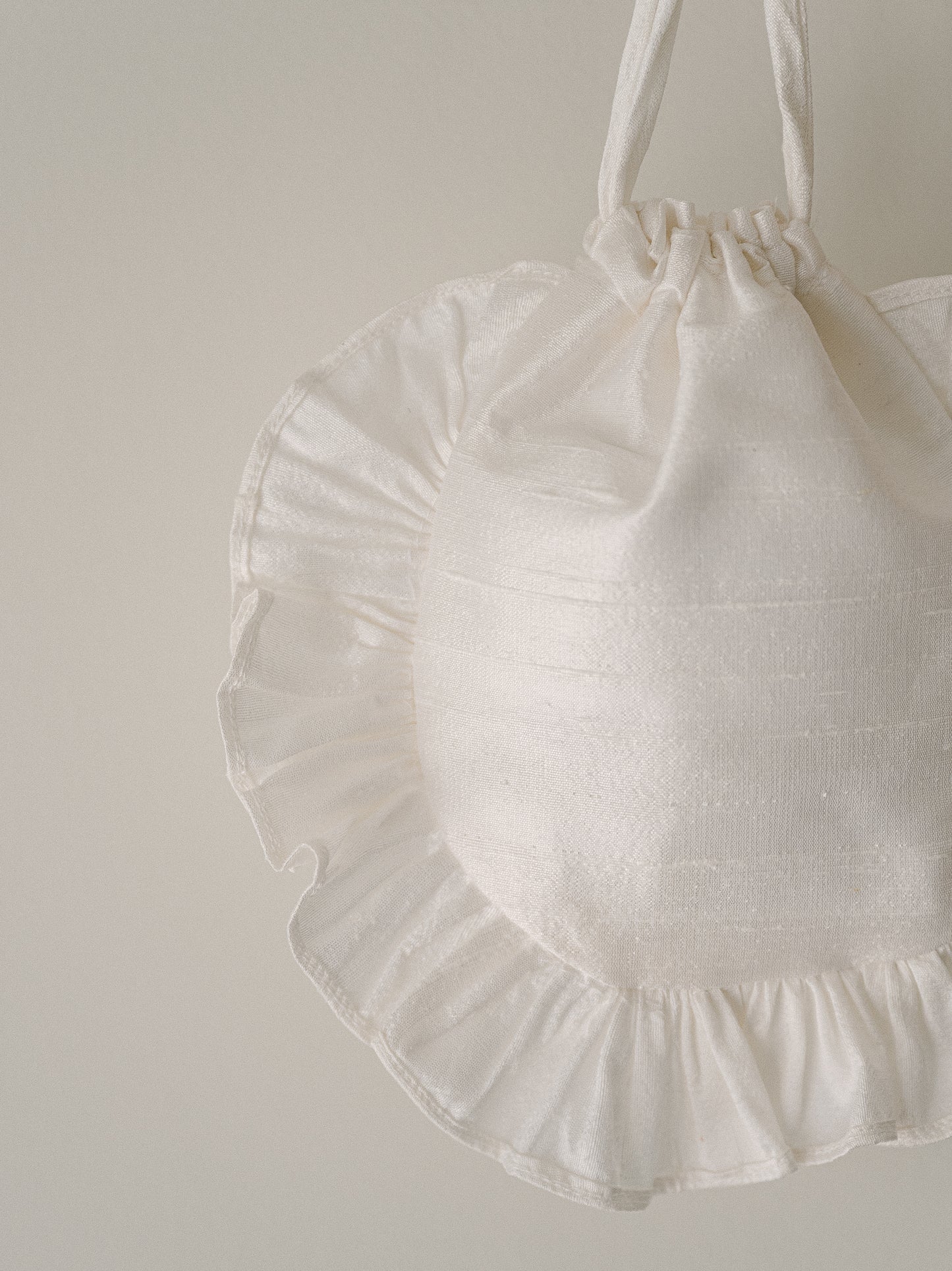 The Pearl Ruffle Wristlet